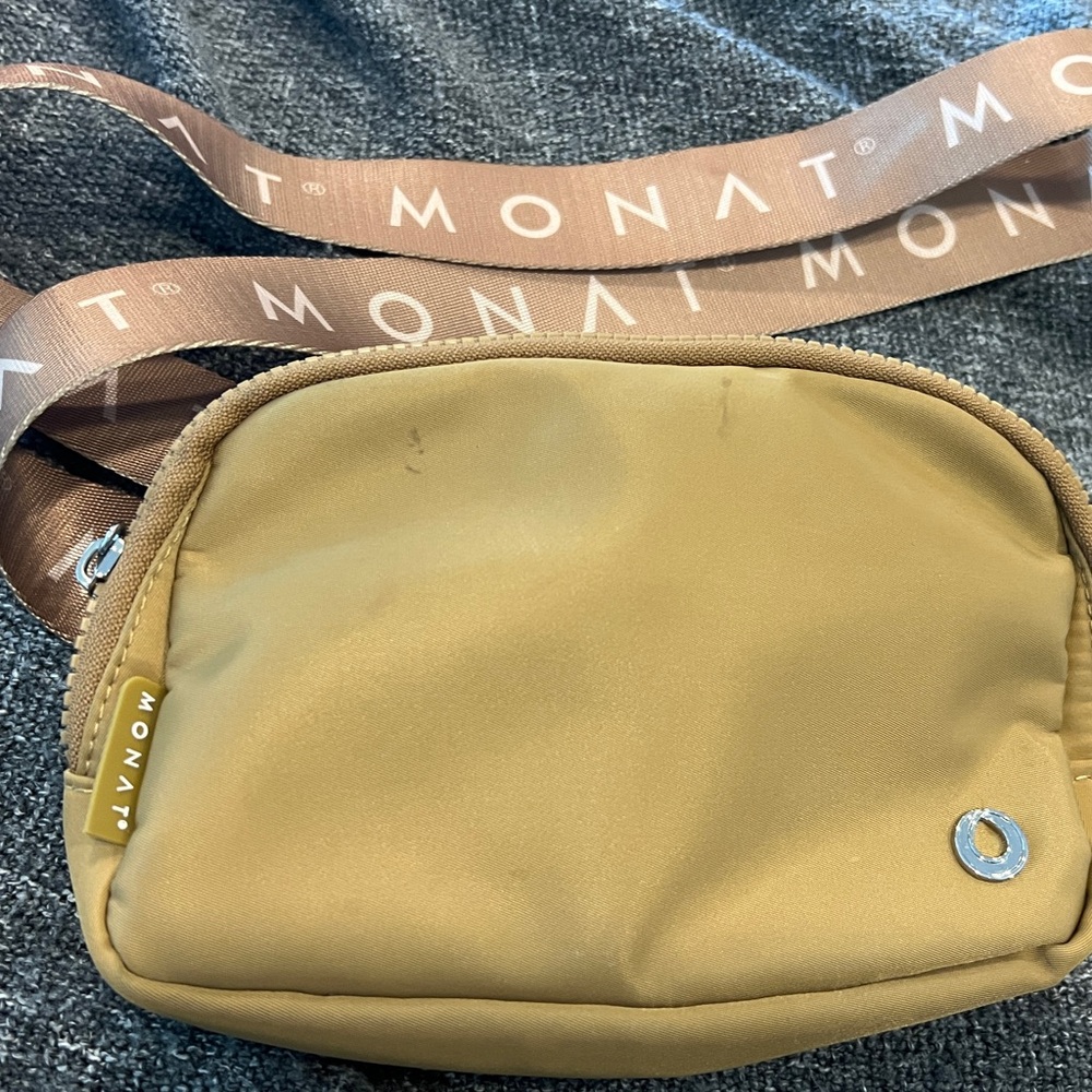 Monat Tan Crossbody Bag with Minimalist Design